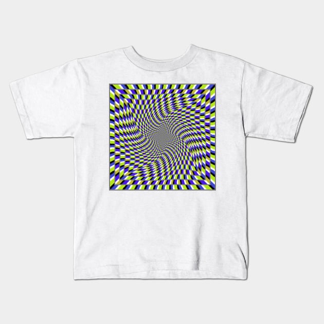 Optical #Art: Moving #Pattern #Illusion - #OpArt Kids T-Shirt by rastyrcom